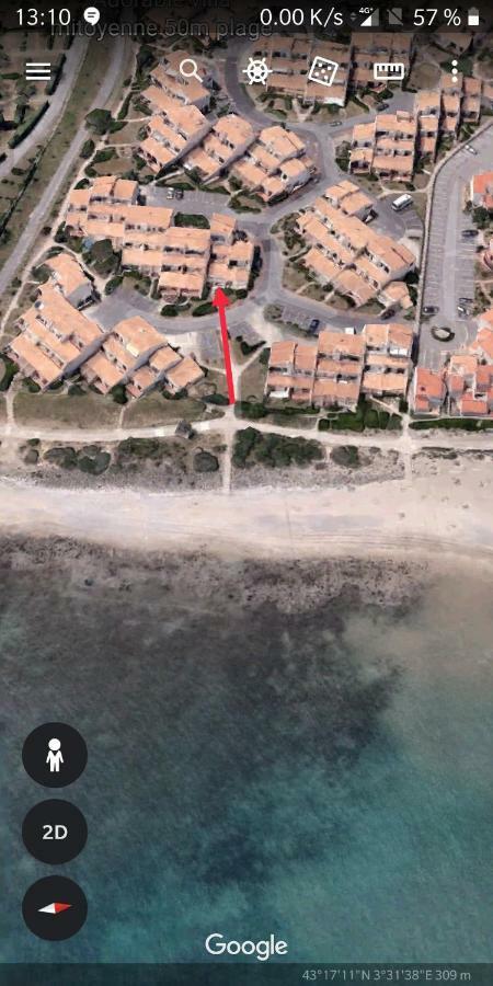 Résidence le neptuna T2 direct plage wifi clim Agde Extérieur photo